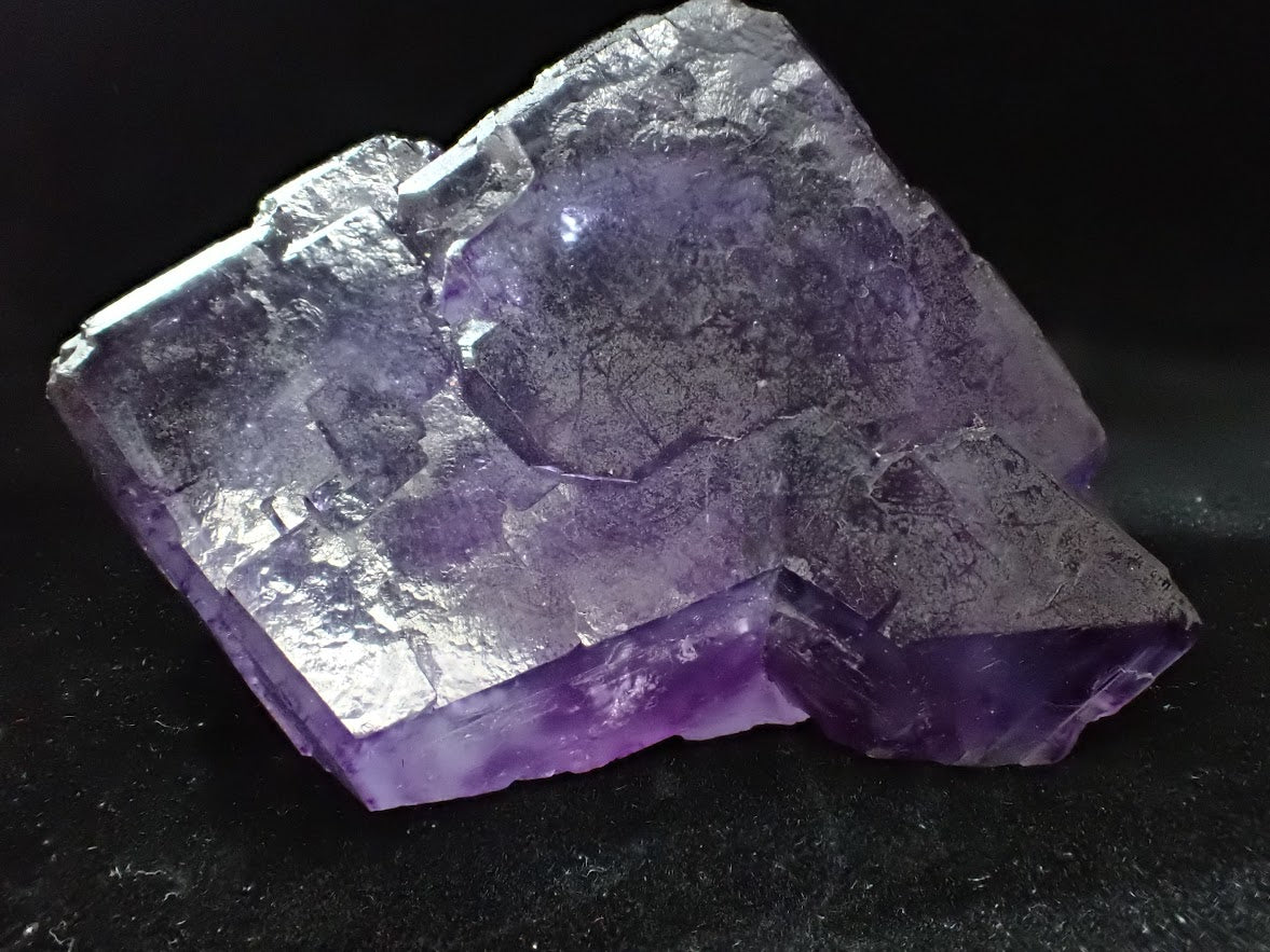 Pink-Purple “Open Window” Fluorite from Yaogangxian (2″ × 2″ × 2″, 183g)