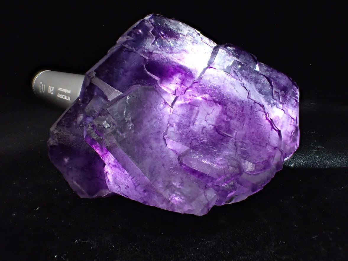 Pink-Purple “Open Window” Fluorite from Yaogangxian (2″ × 2″ × 2″, 183g)