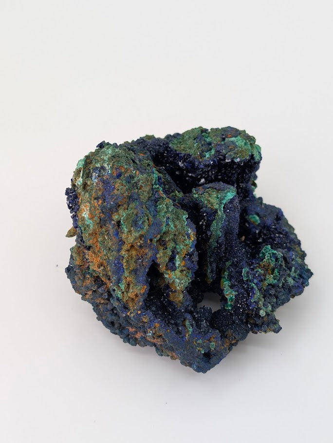 Sparkling Azurite and Malachite Vug - 3.5 x 3 x 2.5 Inches, Anhui Province