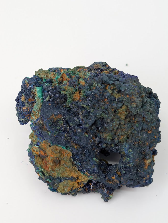 Sparkling Azurite and Malachite Vug - 3.5 x 3 x 2.5 Inches, Anhui Province