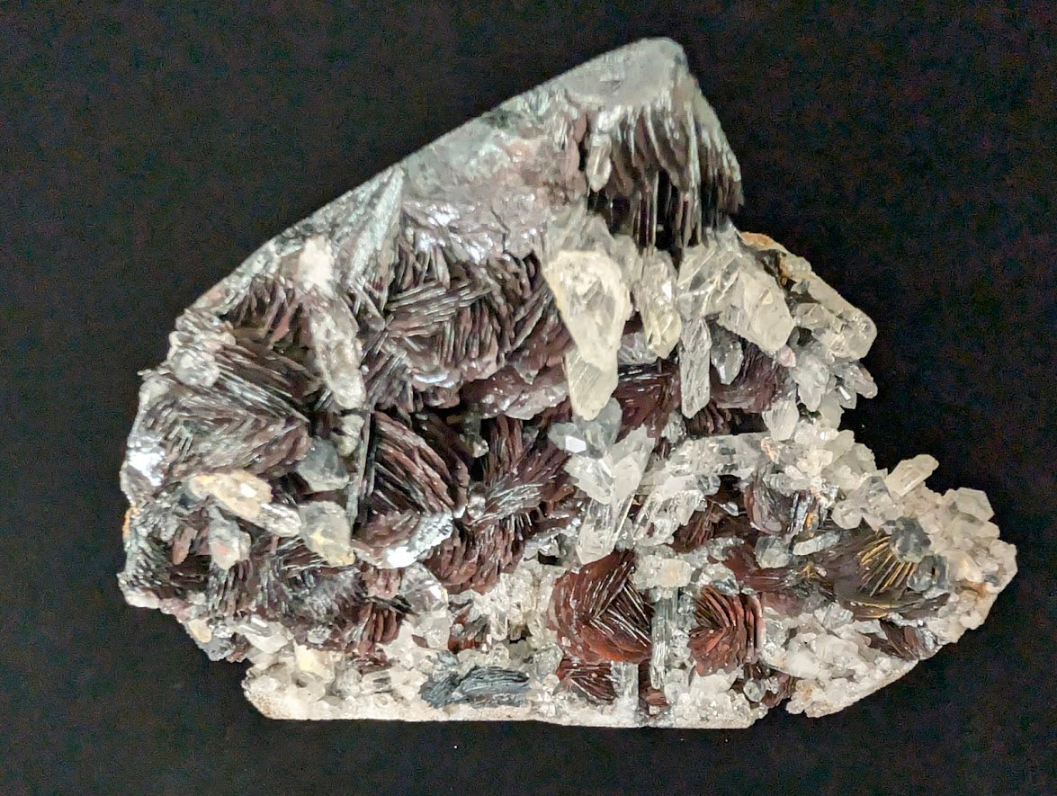 Museum-Grade Magnetic Iron Rose Hematite (Mushketovite) with Quartz – Jinlong Hill, Guangdong, China