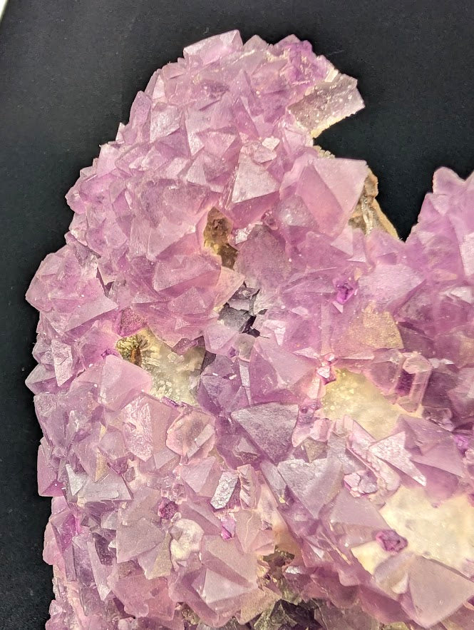 Pink-Purple Octahedral Fluorite with Pyrite, Quartz, and Calcite - Wuyi Fluorite Ore Field, Zhejiang, China