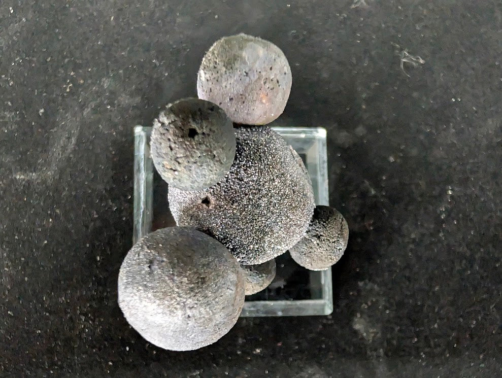 Spherical Chalcopyrite Cluster – 2 Inches High – Tonglushan Mine, China