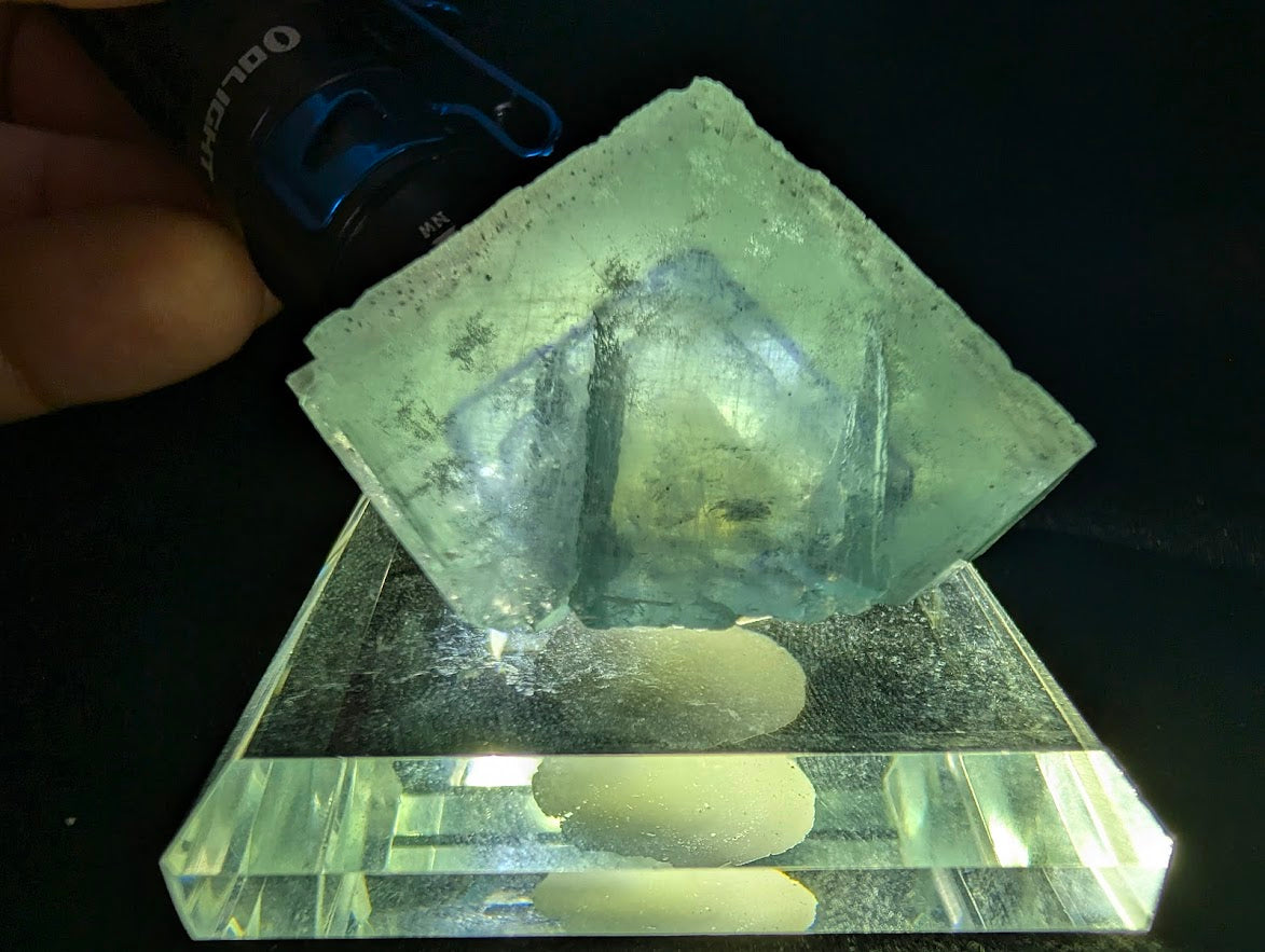 Blue Jelly Fluorite with Phantom Zoning – Yaogangxian (YGX) Mine, China