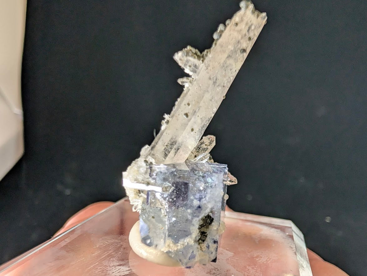 Fluorite with Quartz - Yaogangxian Mine, China