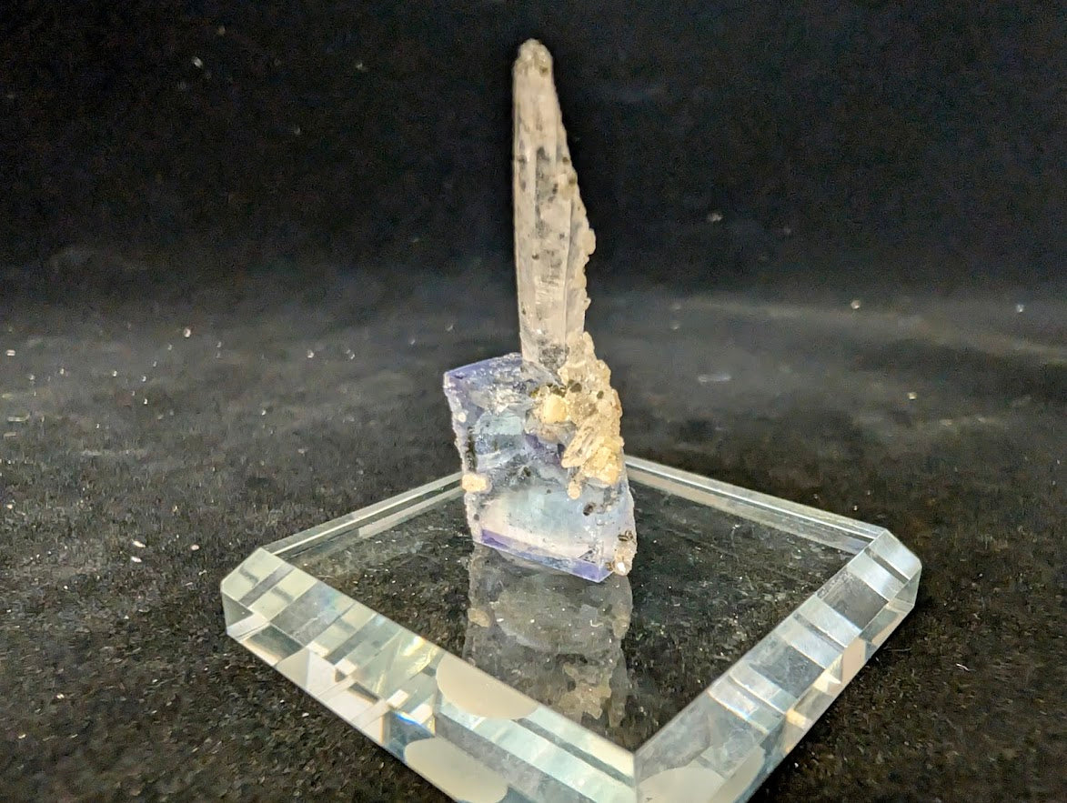 Fluorite with Quartz - Yaogangxian Mine, China