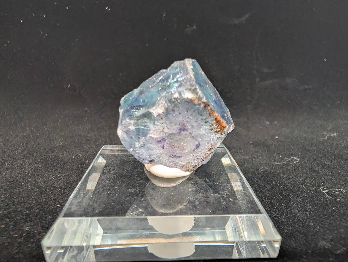 1-Inch Fluorite Cube with Pyrite – Yaogangxian, China