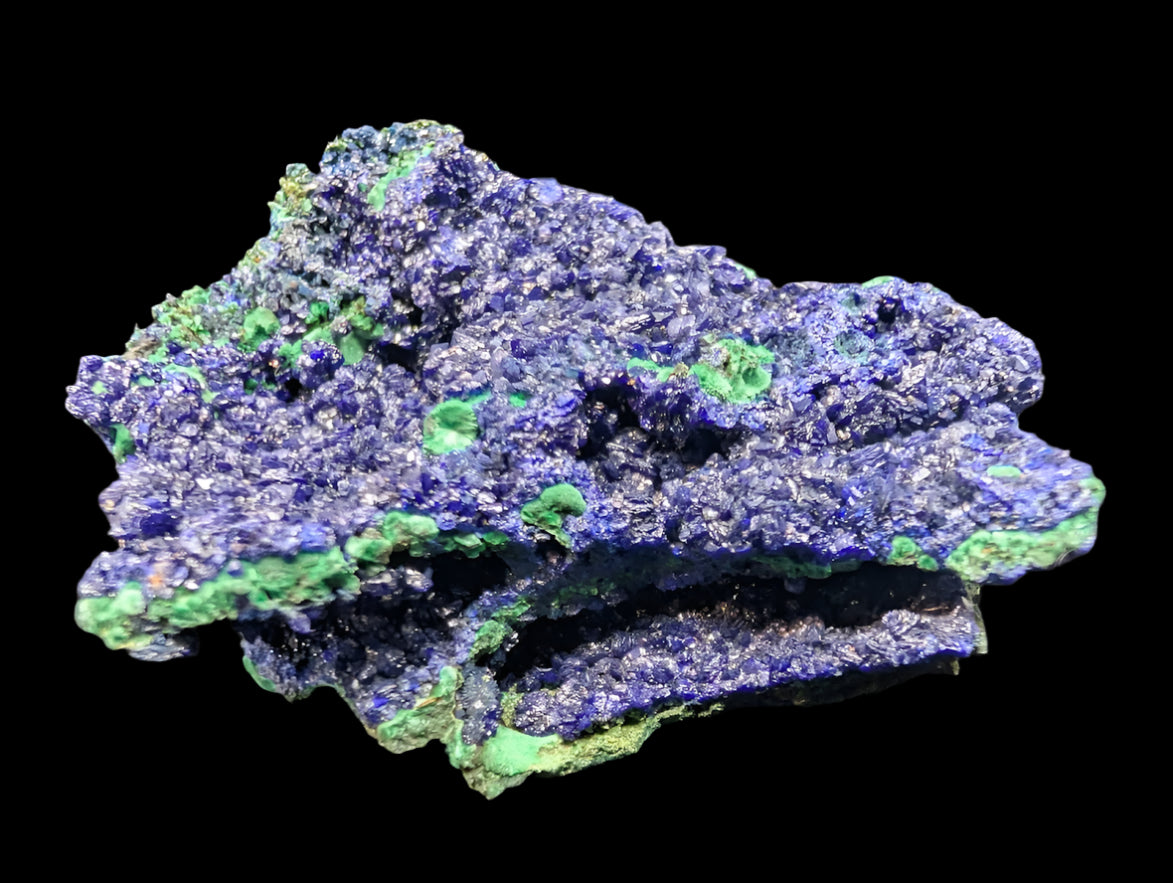 Exquisite Azurite and Malachite Specimen from Liufengshan Mine