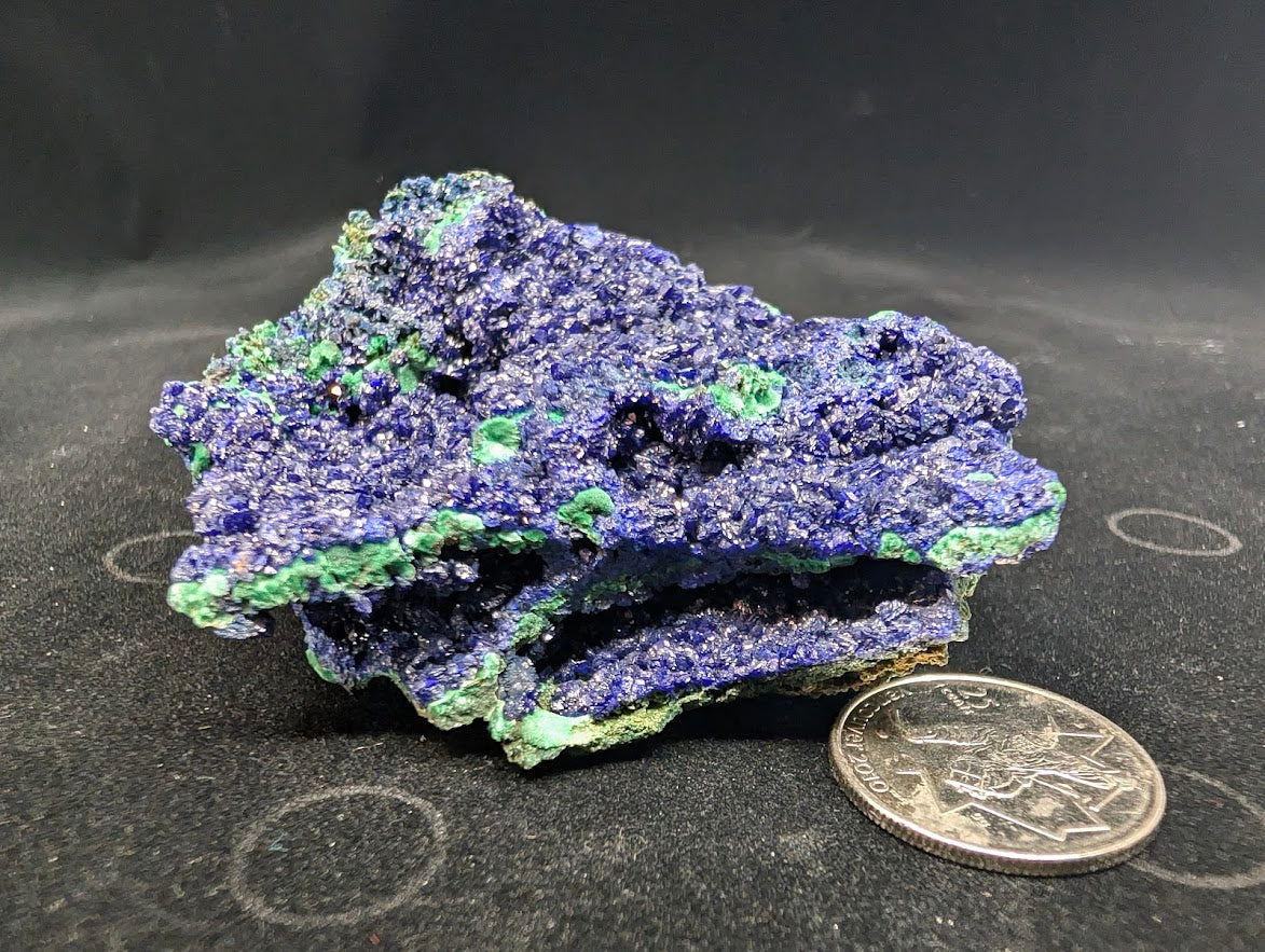 Exquisite Azurite and Malachite Specimen from Liufengshan Mine