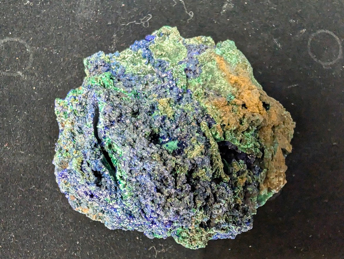 Exquisite Azurite and Malachite Specimen from Liufengshan Mine