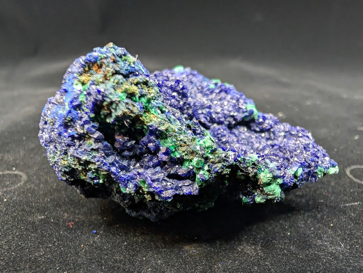 Exquisite Azurite and Malachite Specimen from Liufengshan Mine