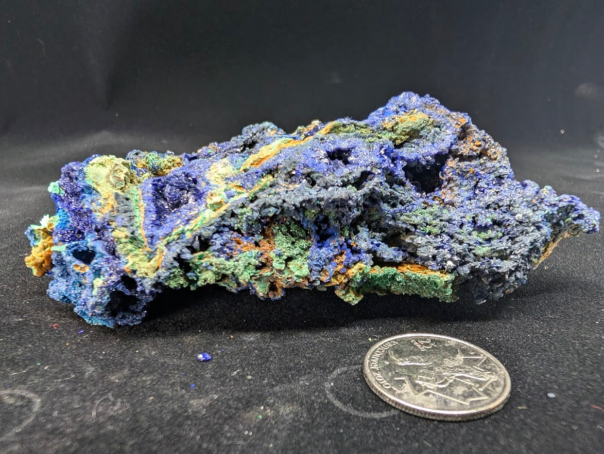 Stunning Azurite and Malachite Specimen from Liufengshan Mine