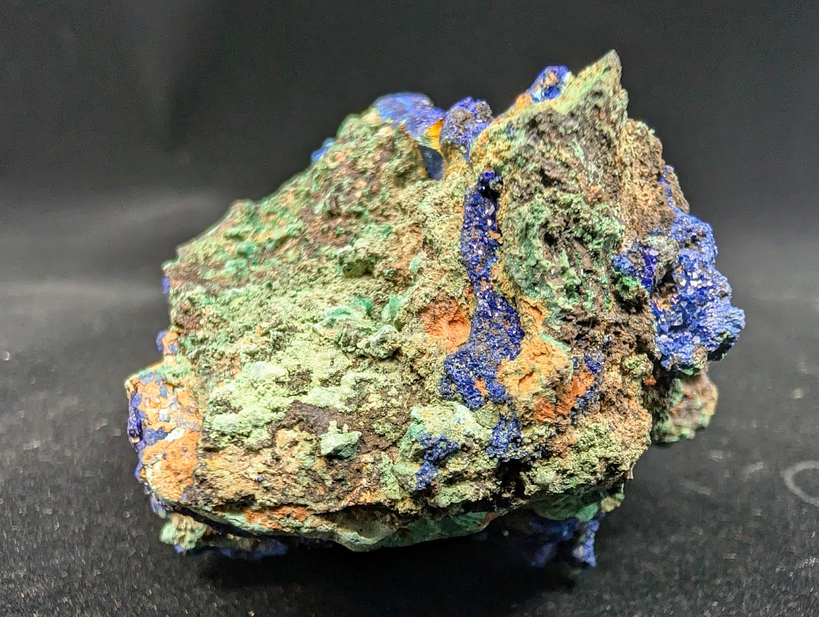 Azurite and Malachite Specimen from Liufengshan Mine – 3 x 2.5 inches