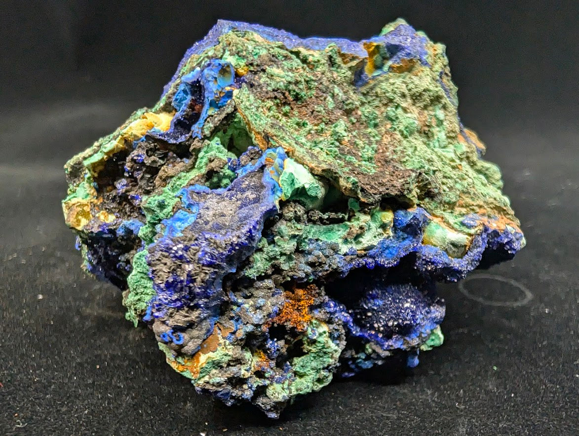 Azurite and Malachite Specimen from Liufengshan Mine – 3 x 2.5 inches