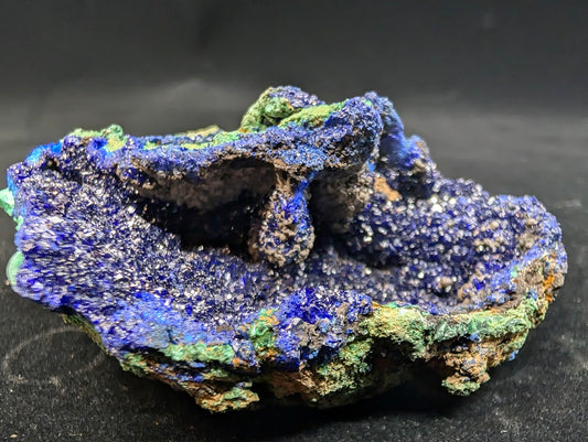 Premium Azurite and Malachite Specimen from Liufengshan Mine – 3 x 2.5 inches, 173 grams