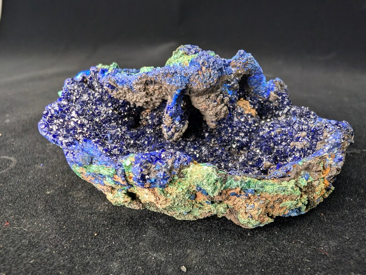 Premium Azurite and Malachite Specimen from Liufengshan Mine – 3 x 2.5 inches, 173 grams