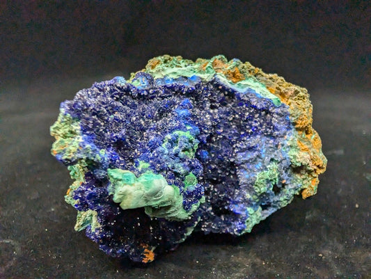 Azurite and Malachite Specimen from Liufengshan Mine – 2.5 x 1.75 inches