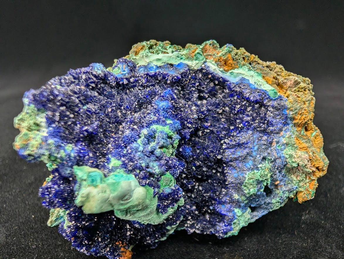 Azurite and Malachite Specimen from Liufengshan Mine – 2.5 x 1.75 inches