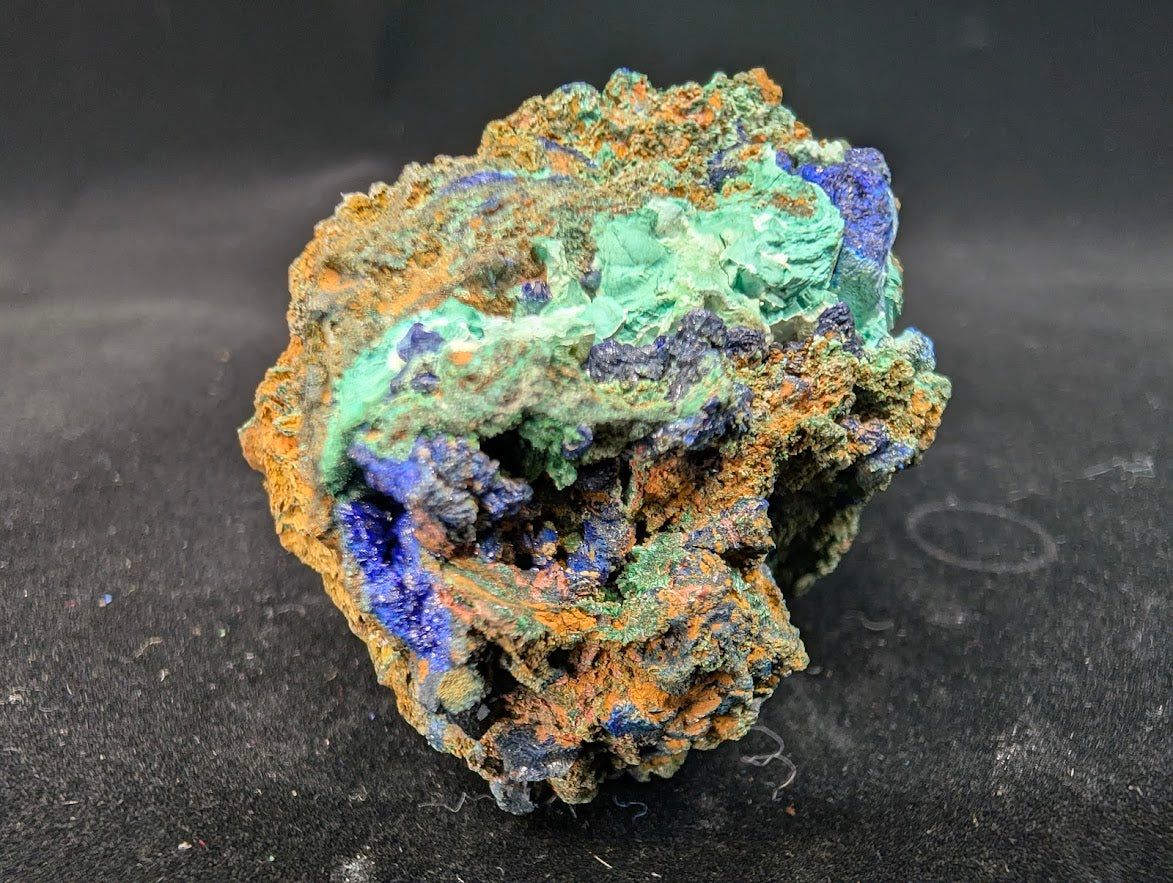 Azurite and Malachite Specimen from Liufengshan Mine – 2.5 x 1.75 inches