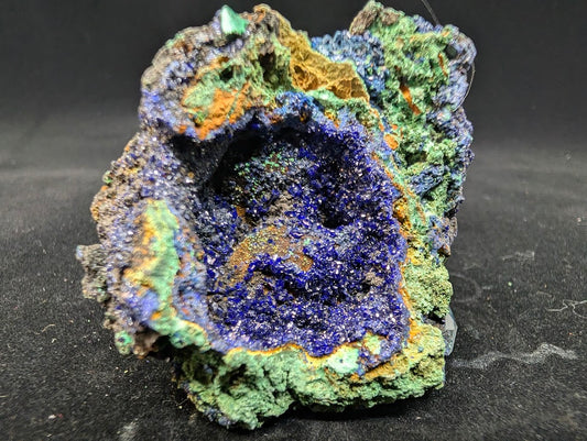 Azurite and Malachite Specimen from Liufengshan Mine – 2 x 1.75 inches, 64 grams