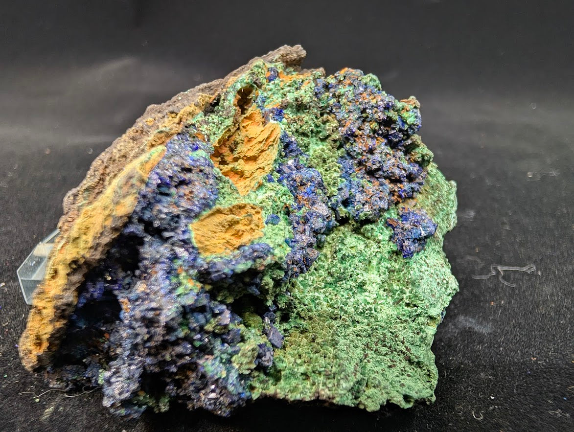 Azurite and Malachite Specimen from Liufengshan Mine – 2 x 1.75 inches, 64 grams