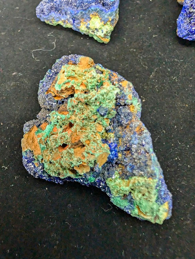 Azurite and Malachite mineral specimens