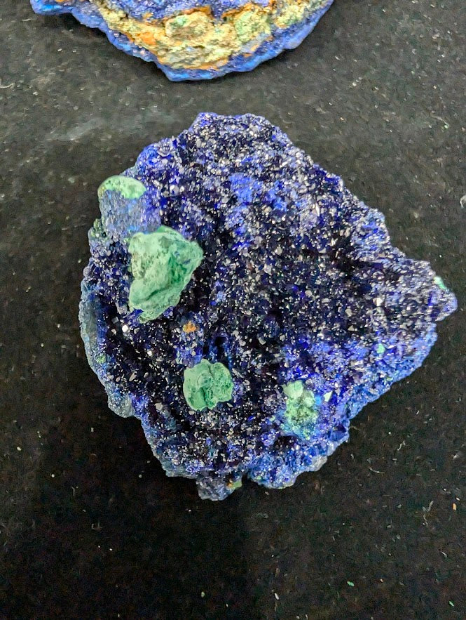 Azurite and Malachite mineral specimens