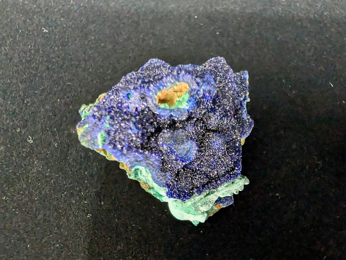 Azurite and Malachite mineral specimens