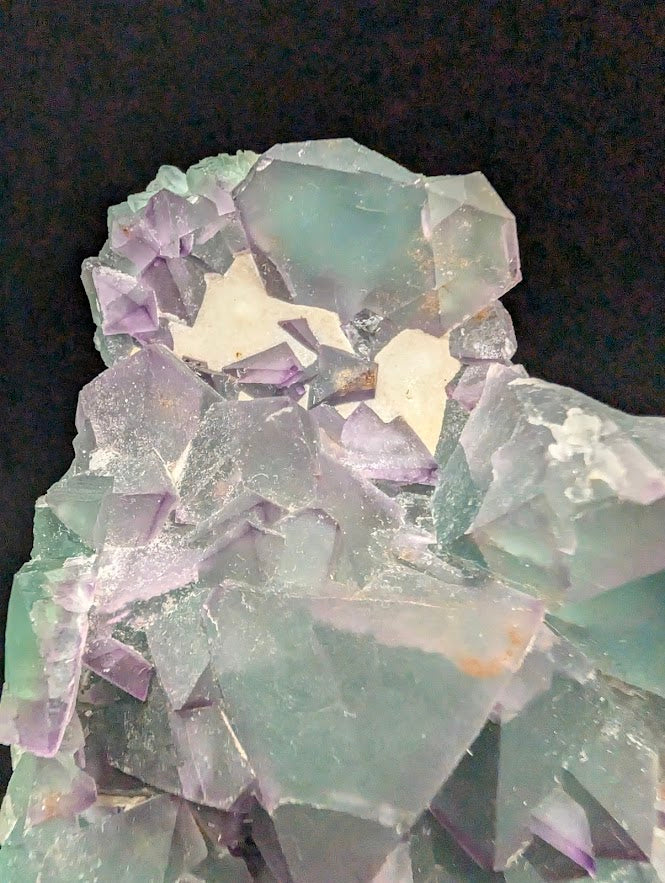 Rare De’an Fluorite Cluster – close up