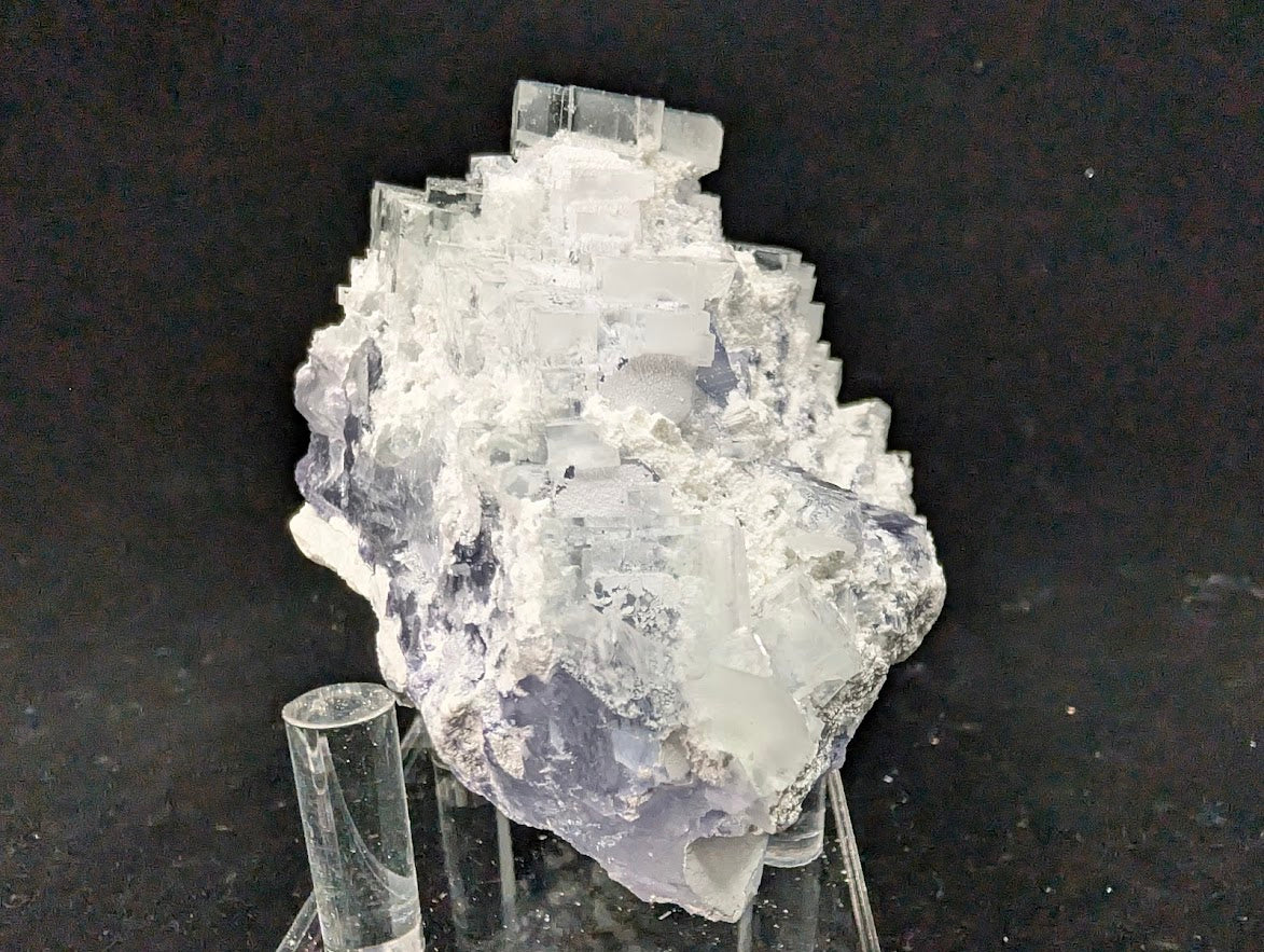 Snow Mountain Fluorite with White Dolomite – Quzhou, Zhejiang, China