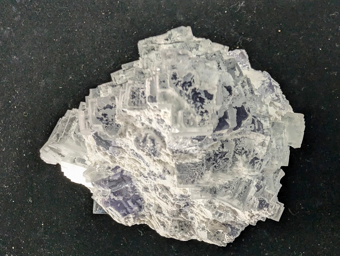 Snow Mountain Fluorite with White Dolomite – Quzhou, Zhejiang, China