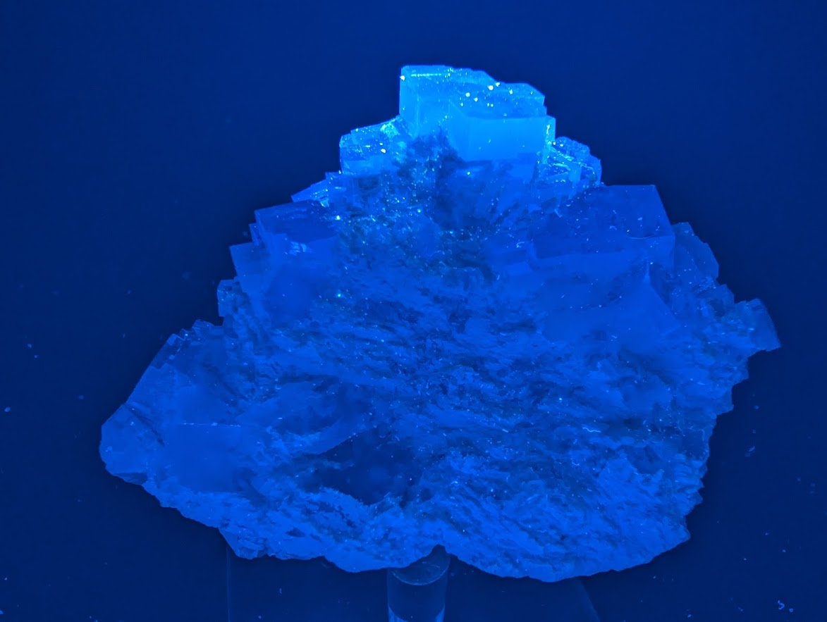 Snow Mountain Fluorite with White Dolomite – Quzhou, Zhejiang, China