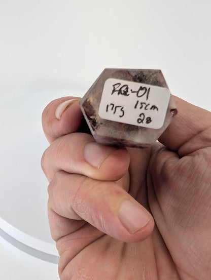 Brazilian Fire Quartz (Hematoid Quartz) Tower – 15 cm Tall (175 g)