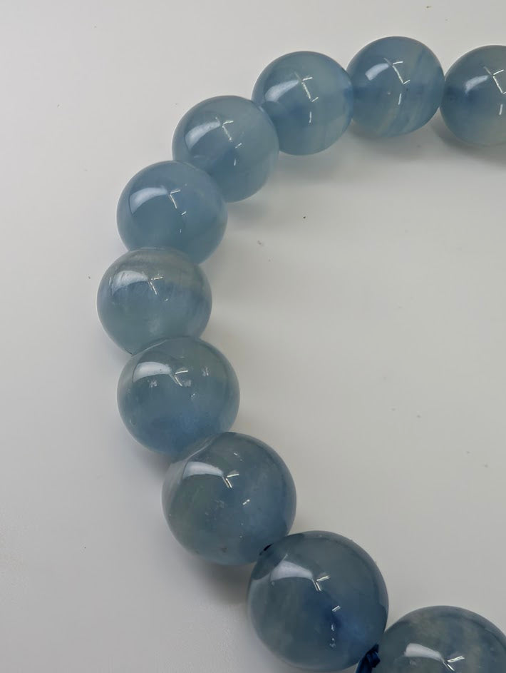 Blue Calcite Bracelet – 7, 8 & 9.5 mm