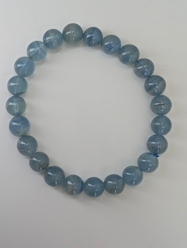 Blue Calcite Bracelet – 7, 8 & 9.5 mm