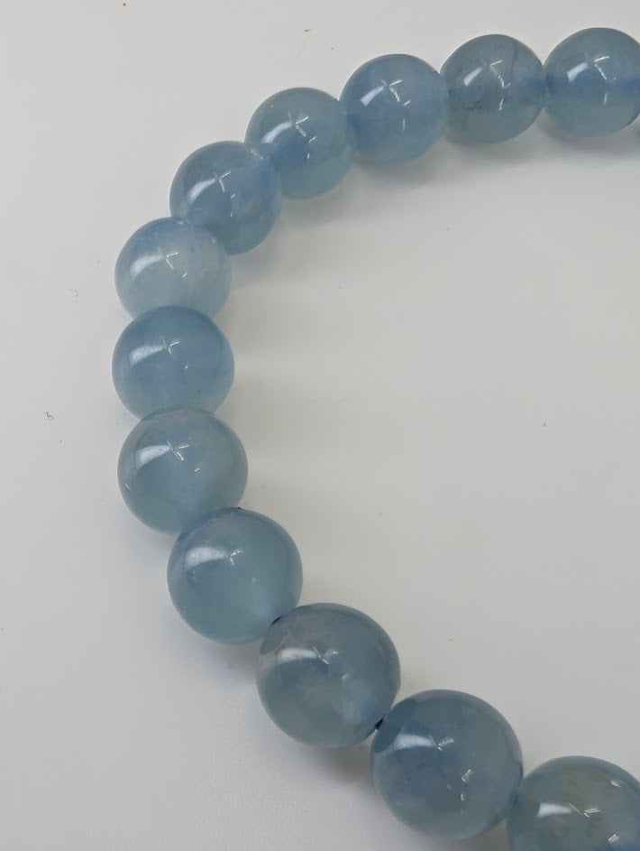 Blue Calcite Bracelet – 7, 8 & 9.5 mm