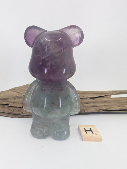 Collection Ours en Fluorite Arc-en-ciel et Miel | Choisissez votre pièce exacte