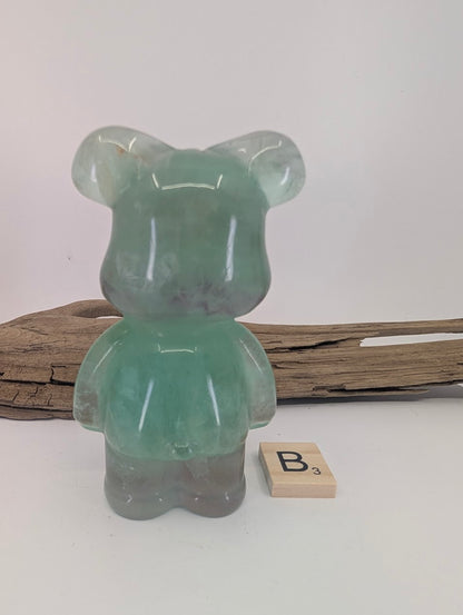 Collection Ours en Fluorite Arc-en-ciel et Miel | Choisissez votre pièce exacte