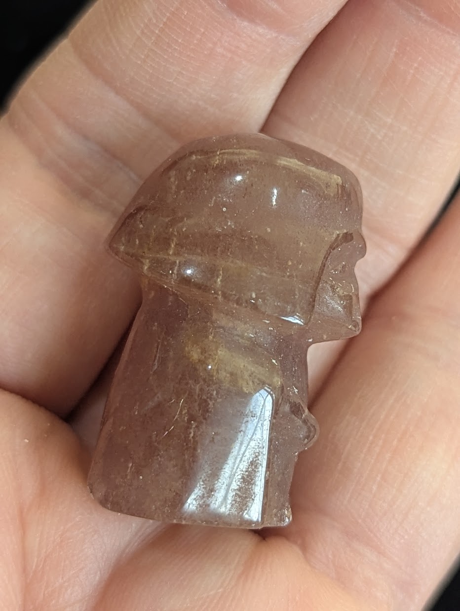 Tiny Darth Vader Mineral Totem ~ 1"