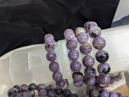 Charoite Bracelet AA Quality – Russia | 13, 14, 15 & 16mm