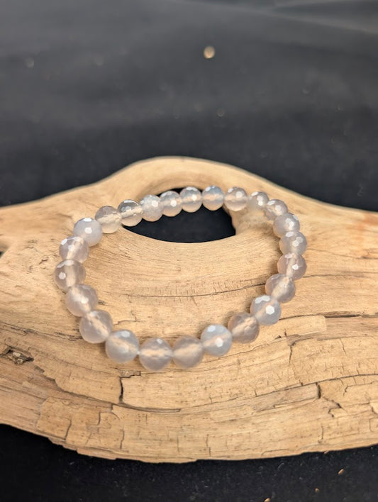 Moonstone Faceted Bracelet (8mm)