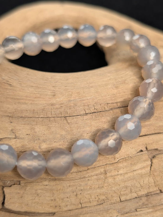Moonstone Faceted Bracelet (8mm)