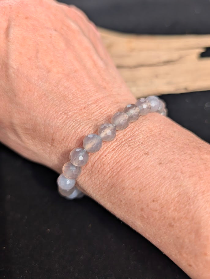 Moonstone Faceted Bracelet (8mm)