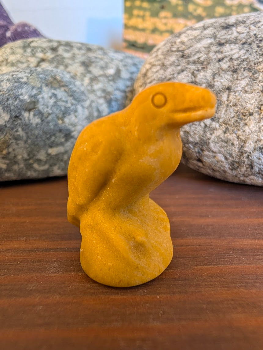 tiny-raven-carving-yellow-jade-3cm-vibrant-yellow-waxy-luster