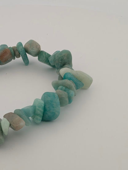 Amazonite Bracelet — 8mm & Chip - Legacy Crystals and Minerals