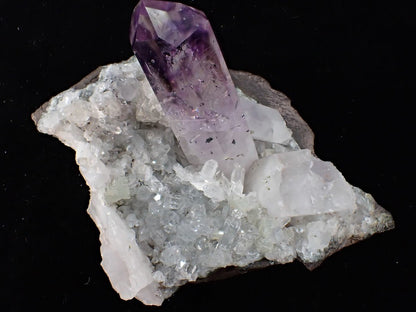 Amethyst Enhydro on Quartz Matrix – Goboboseb Mountains, Namibia - Legacy Crystals and Minerals