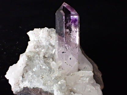 Amethyst Enhydro on Quartz Matrix – Goboboseb Mountains, Namibia - Legacy Crystals and Minerals