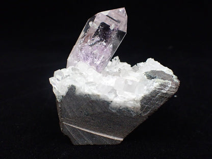 Amethyst on Quartz Matrix – Goboboseb Mountains, Namibia - Legacy Crystals and Minerals