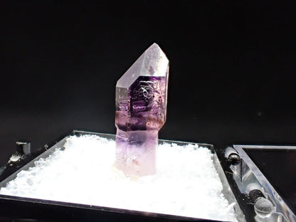 Amethyst Scepter – Goboboseb Mountains, Namibia – Deep Purple with Phantom Inclusions – 21mm Collector Specimen - Legacy Crystals and Minerals