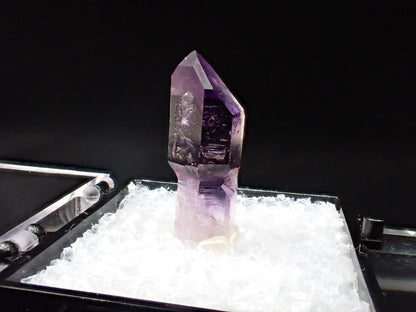 Amethyst Scepter – Goboboseb Mountains, Namibia – Deep Purple with Phantom Inclusions – 21mm Collector Specimen - Legacy Crystals and Minerals